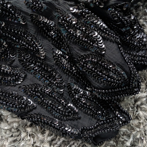 ❌ Vintage sequin silk beaded dress - Picture 5 of 5
